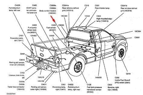 2004 ford pick up engine parts diagram 